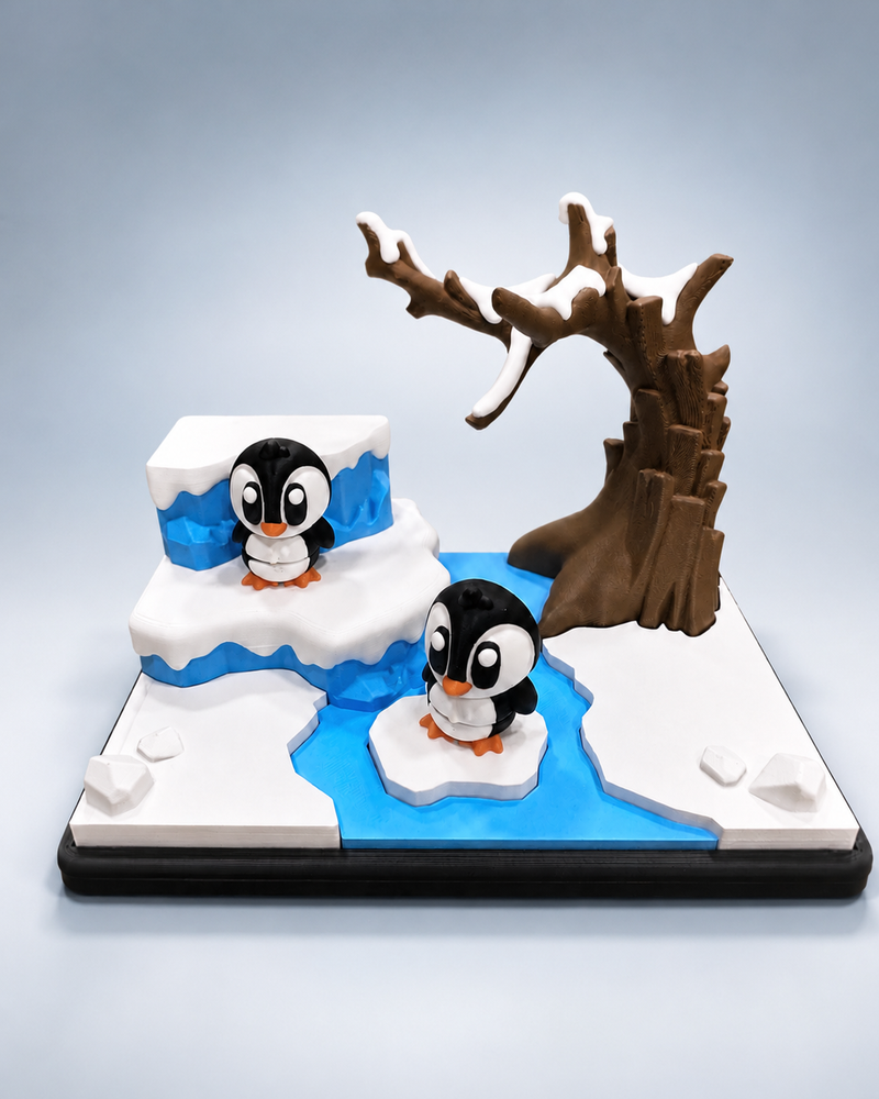 Mundo Gelado dos Pinguins
